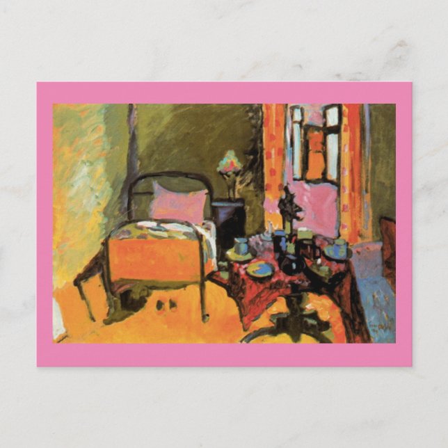 Postal Kandinsky, dormitorio, Bella Artes (Anverso)