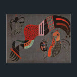 Postal Kandinsky - Elan templado<br><div class="desc">Obra artística de Wassily Kandinsky,  Elan templado,  postal.</div>