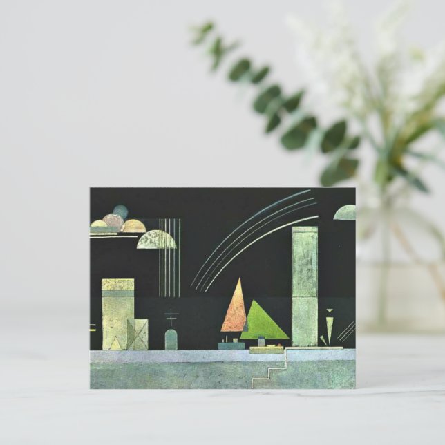 Postal Kandinsky — En Reposo, (Anverso de pie)