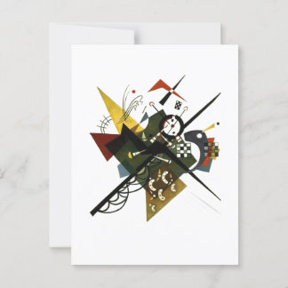 Postal Kandinsky En White II - Resumen De Arte Expresioni