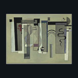 Postal Kandinsky - Encuentro de Superficies, arte abstrac<br><div class="desc">Reunión de superficies,  arte abstracto de Wassily Kandinsky</div>