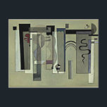 Postal Kandinsky - Encuentro de Superficies, arte abstrac<br><div class="desc">Reunión de superficies,  arte abstracto de Wassily Kandinsky</div>