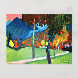 Postal Kandinsky - Estudio de otoño en Oberau