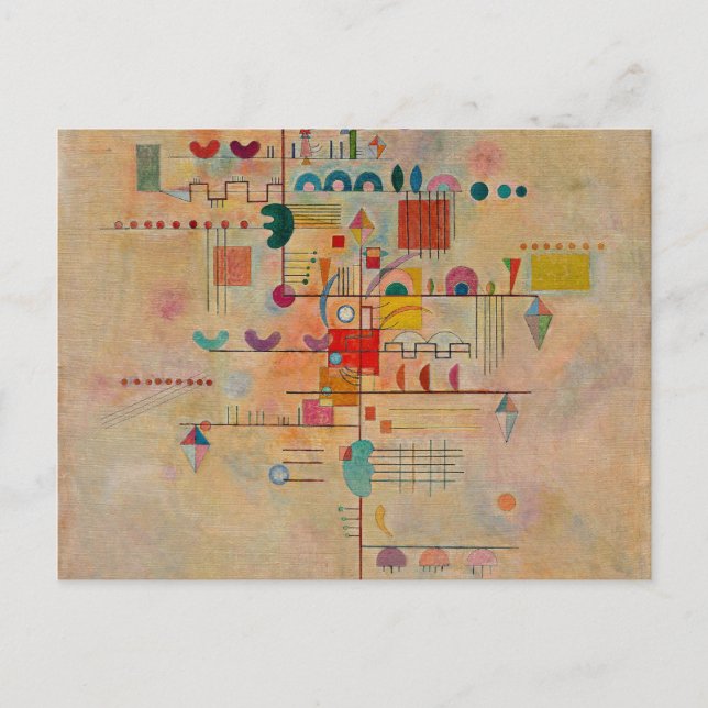 Postal Kandinsky - Graceful Ascent (Anverso)