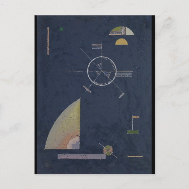 Postal Kandinsky - Gris aburrido (Anverso)