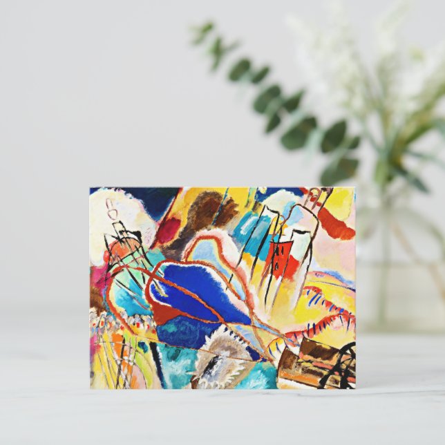 Postal Kandinsky - Improvisación 30 (Anverso de pie)