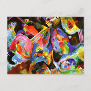 Postal Kandinsky - Improvisación Diluvio