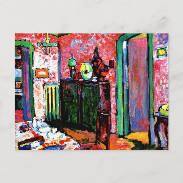 Postal Kandinsky: Interior, Mi Comedor,  (Anverso)