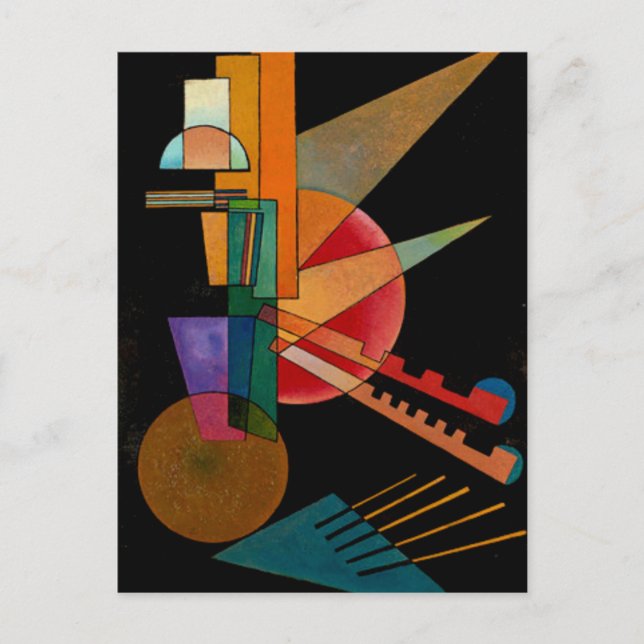 Postal Kandinsky - Interpretación abstracta (Anverso)