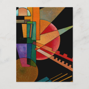 Postal Kandinsky - Interpretación Abstracta