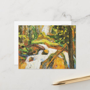 Postal Kandinsky - Kochel: Cascada I,