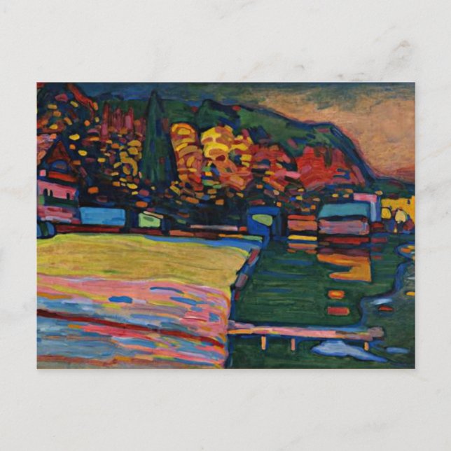 Postal Kandinsky - Lago Starnberg (Anverso)