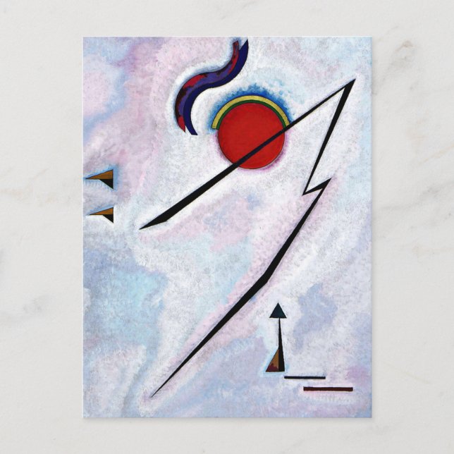 Postal Kandinsky - Línea Angular (Anverso)
