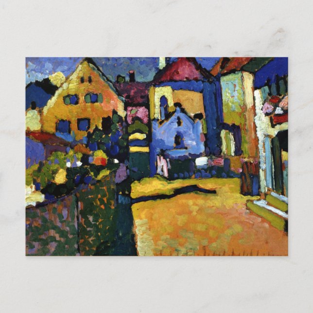 Postal Kandinsky - Murnau - Grungasse (Anverso)