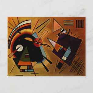 Postal Kandinsky - Negro y Violeta,