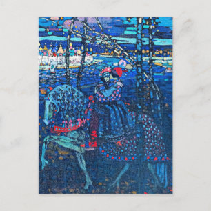 Postal Kandinsky - Pareja montada