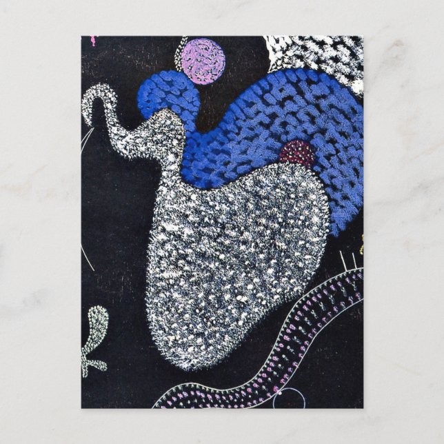 Postal Kandinsky - Pointille (Anverso)