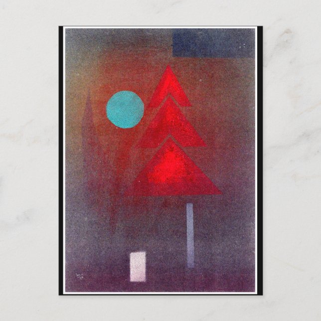 Postal Kandinsky - Rápido Versunken (Anverso)