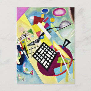 Postal Kandinsky - Rejilla Negra