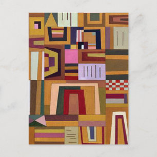 Postal Kandinsky - Rosa Compensación