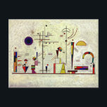 Postal Kandinsky - Serious-Fun<br><div class="desc">Obra artística de Kandinsky,  seria-divertida,  postal.</div>