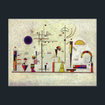 Postal Kandinsky - Serious-Fun<br><div class="desc">Obra artística de Kandinsky,  seria-divertida,  postal.</div>