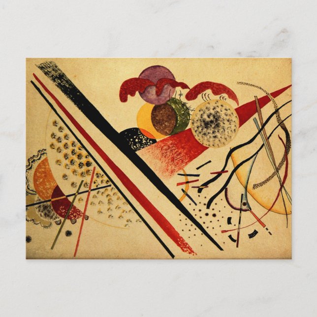 Postal Kandinsky - Sin título, 1922 (Anverso)