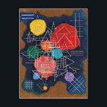 Postal Kandinsky - Vestido brillante<br><div class="desc">Vestido Glow,  colorido cuadro abstracto de Wassily Kandinsky.</div>