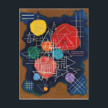 Postal Kandinsky - Vestido brillante<br><div class="desc">Vestido Glow,  colorido cuadro abstracto de Wassily Kandinsky.</div>