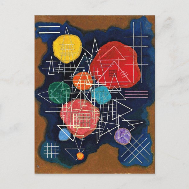 Postal Kandinsky - Vestido brillante (Anverso)