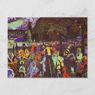 Postal Kandinsky - Vida Colorida,