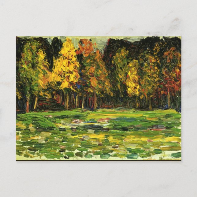 Postal Kandinsky - Waldrand (Anverso)