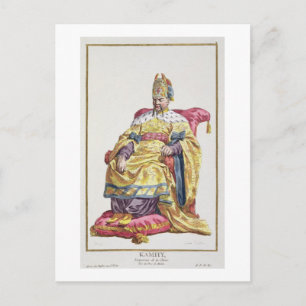 Postal Kang Tsi (1662-1722) Emperador manchú de China de