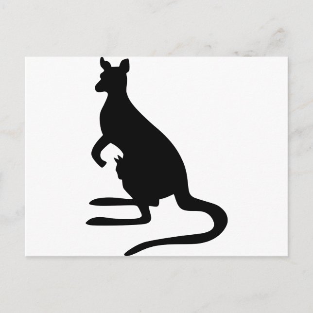 Postal Kangaroo Silhouette (Anverso)