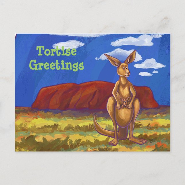 Postal Kangaroo Stationery (Anverso)