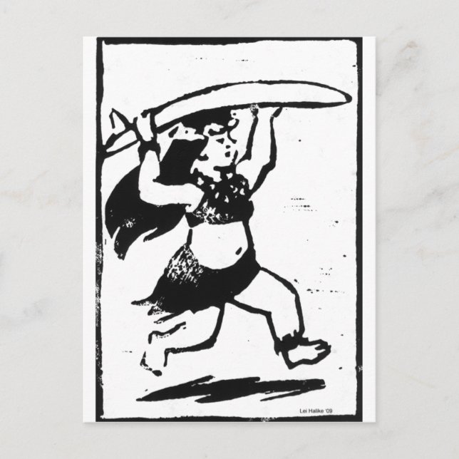 Postal Kani Me Papa He'Enalu (Anverso)