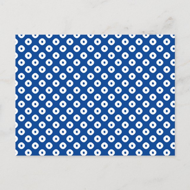 Postal "Kanoko" Fawn Spot Pattern White (Anverso)
