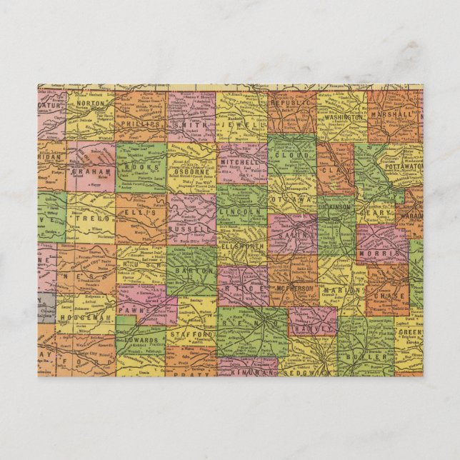 Postal Kansas 4 (Anverso)