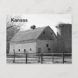 Postal Kansas Barn y Silo