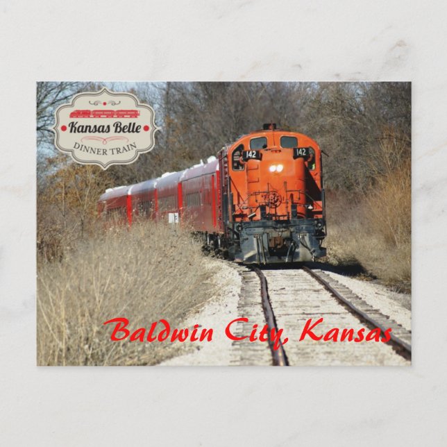 Postal Kansas Belle - Motor 142 (Anverso)