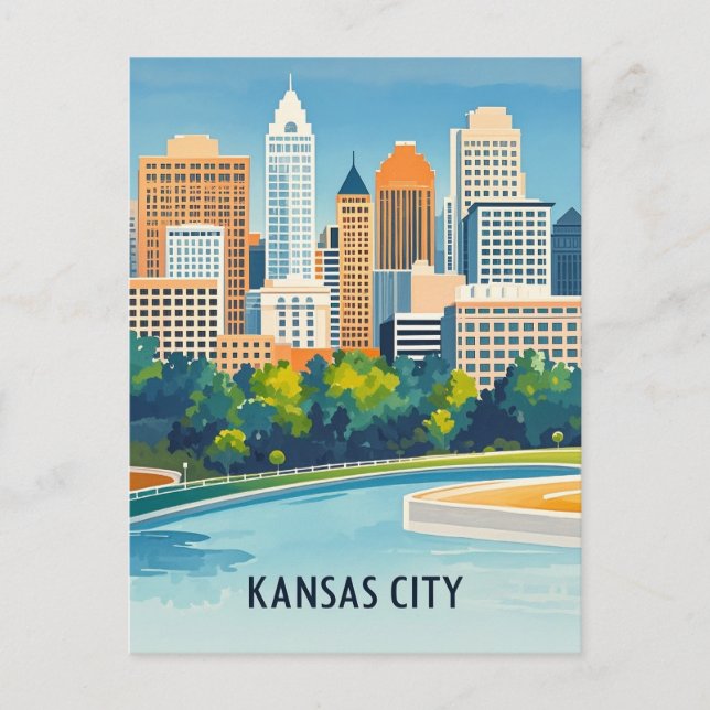Postal Kansas City (Anverso)