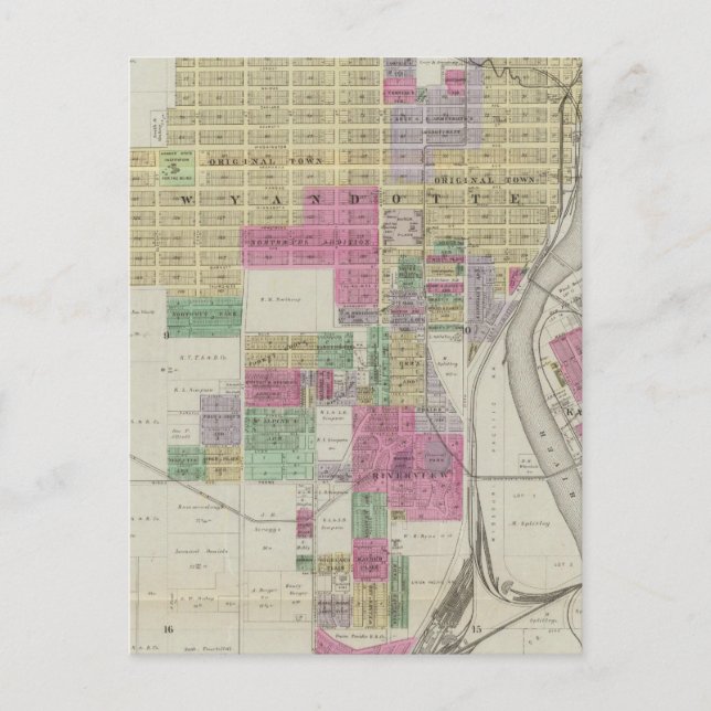 Postal Kansas City, Kansas (Anverso)