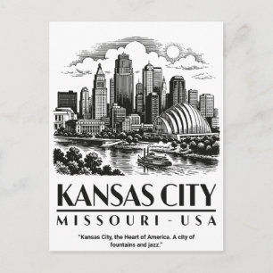 Postal Kansas City Misuri EE. UU.