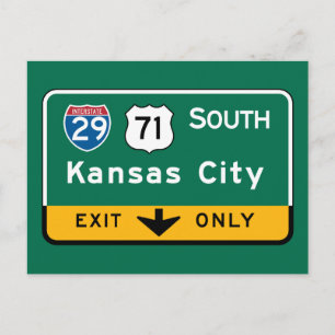 Postal Kansas City, Rótulo KS Road