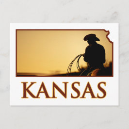 Postal Kansas Cowboy