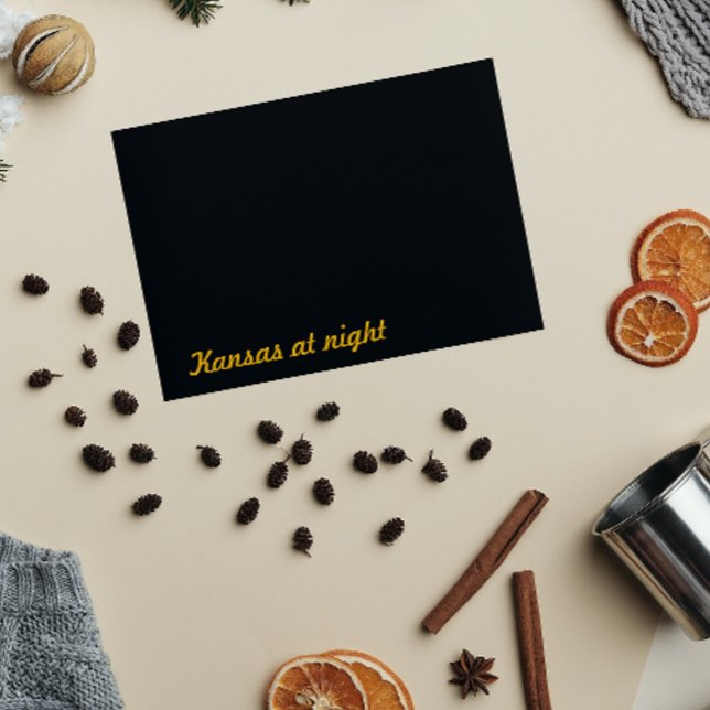 Postal Kansas de noche (Subido por el creador)