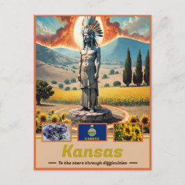 Postal Kansas Kaleidoscope: La ilusión surrealista del Es