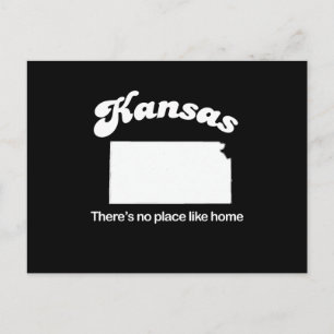 Postal Kansas - No hay lugar como camiseta de casa