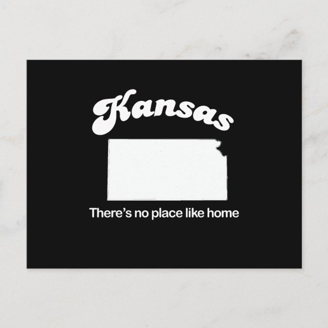 Postal Kansas - No hay lugar como camiseta de casa (Anverso)