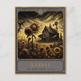 Postal Kansas | Postcarta de arte gótico